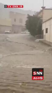 سیل و باران شدید در مکه