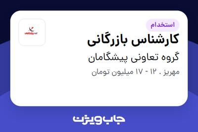 استخدام کارشناس بازرگانی در گروه تعاونی پیشگامان