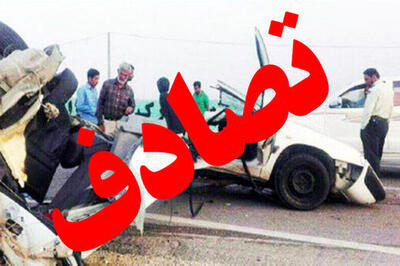 واژگونی «ون» در جاده مخصوص کرج؛ ۸ نفر مصدوم شدند