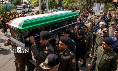 پیکر امیر سرتیپ چگینی تشییع شد