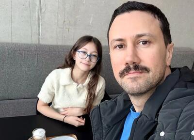 دلنوشته‌ای شیرین از شاهرخ استخری برای دخترش!
