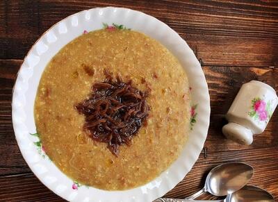 روش تهیه آش گوشت بابلی / درست کردن یک آش سنتی خوشمزه