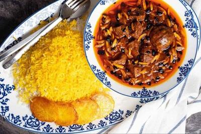 خورش خلال خوشمزه و مجلسی کرمانشاهی