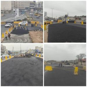 بهبود ترافیک و ایمنی با آسفالت میدان فتح