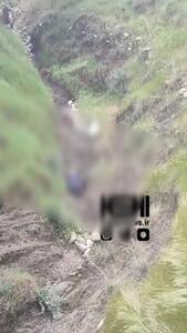 فیلم کشف جسد یک مرد در ایستگاه راه‌آهن تنگ ۷ لرستان