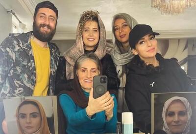 قاب تماشایی جدید بازیگران سریال پایتخت در اتاق گریم - سبک ایده آل