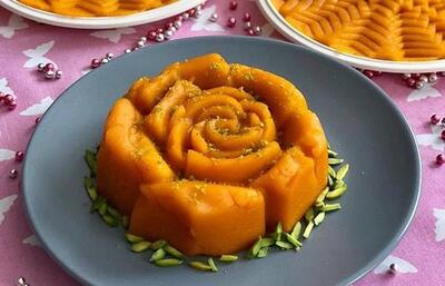 طرز تهیه حلوای هویج خوشمزه با رنگ جذابش