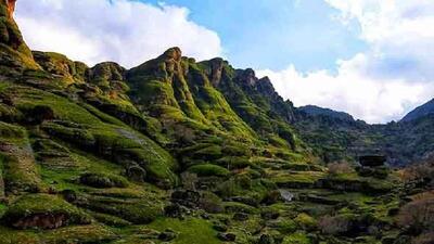 تلاقی آب و کوه و رود در مخمل‌کوه لرستان + فیلم