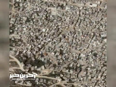 تصاویر ماهواره‌ای از اقدام صهیونیست‌ها در تخریب اردوگاه جنین 