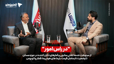 در رأس امور .../ از سرنوشت خدمه کشتی سانچی و آمارهای نگران کننده در حوزه مسکن