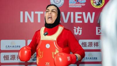 طلای جهانی بر گردن شهربانو منصوریان در ساندا