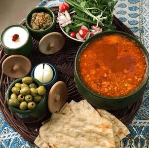 تهیه غذای سنتی آبگوشت بختیاری