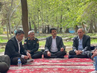 ساماندهی پارکینگ و ایمنی جاده آبشار بیشه