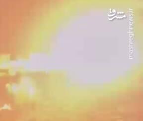 تصاویری از لحظه بمباران محل استقرار آوارگان در خان یونس+ فیلم