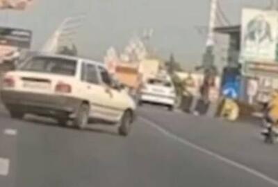 فیلم/ توقیف پراید به دلیل تخلفات خطرناک در قائمشهر