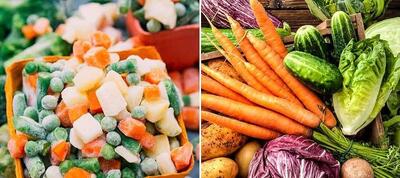 میوه و سبزیجات را تازه مصرف کنیم یا فریز شده؟