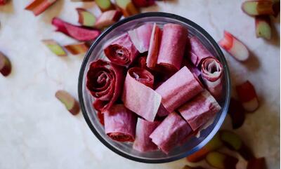 طرز تهیه لواشک ریواس در طعم‌های مختلف