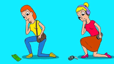 بازی فکری؛ اگه با هوشت ملتو به صلابه و زجر بردی بگو کدوم از خانوما دنبال فریب و دزدی
