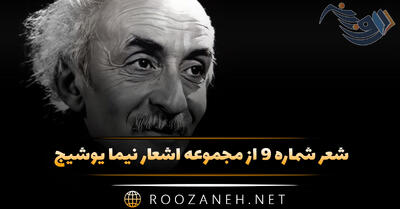 شعر شماره ۹ از مجموعه اشعار نیما یوشیج؛ هان ای شب شوم وحشت انگیز ...