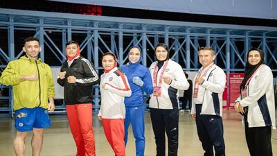 کسب مقام سوم با صد در صد مدال
