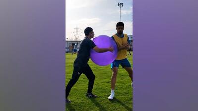 تمرینات بازیکنان آلومینیوم برای مصاف با گل گهر (فیلم)