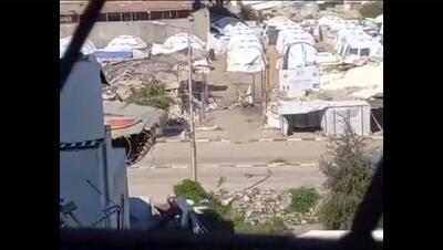 اینجا غزه، در ثانیه سوم تمام چادر‌ها یک جا نابود می‌شود / جنایت همچنان ادامه دارد (فیلم)