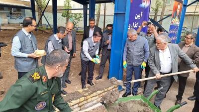 آیین خشت گذاری با حضور استاندار قزوین برگزار شد