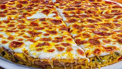 طرز تهیه پیتزا گیاهی بدون گوشت و بدون خمیر : غذای رژیمی : کافیه فقط یکبار امتحانش کنی