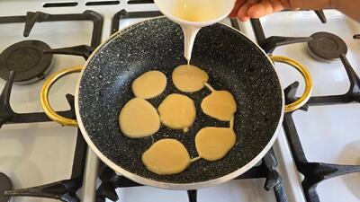 با یه ترفند عالی سه سوته مینی پنکیک خوشمزه و ساده درست کن!