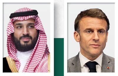 اوضاع منطقه؛ محور رایزنی تلفنی ماکرون و ولیعهد سعودی