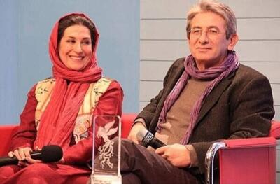 استایل مشکی فاطمه معتمد آریا با همسر و پسرش+ عکس