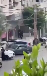سرقت مسلحانه در کرانه باختری: تصاویری از بانکی در طارقومیه منتشر شد