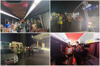 سرنشینان ۲۸ دستگاه اتوبوس در آزادراه خرم‌آباد- اراک آموزش دیدند