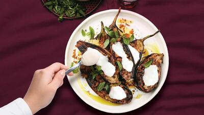طبخ کشک و بادمجان خانگی به روش شمالی‌ها