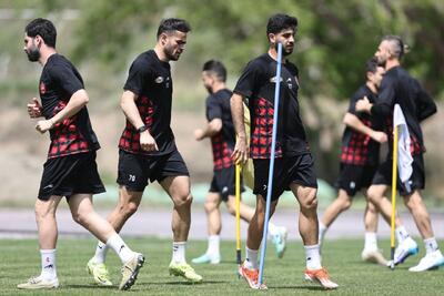 آخرین تمرین پرسپولیس قبل از بازی با نساجی برگزار شد - پارس فوتبال