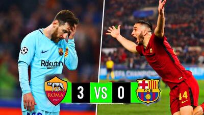 7 سال گذشت؛ کامبک تاریخی و برتری 3-0 رم مقابل بارسلونا در لیگ قهرمانان اروپا - پارس فوتبال