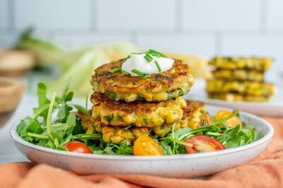 روش تهیه کوکوی ذرت خوشمزه برای ناهار امروز