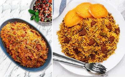 لوبیا پلو رو اینجوری بپزید همه دستورش رو میخوان / همراه با نکات مهم برای خوش عطر شدن