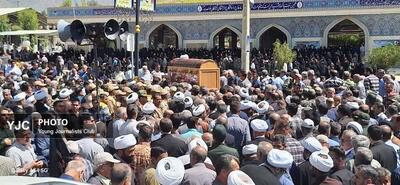 پیکر حجت‌الاسلام بنیادی در خاک آرام گرفت + تصاویر