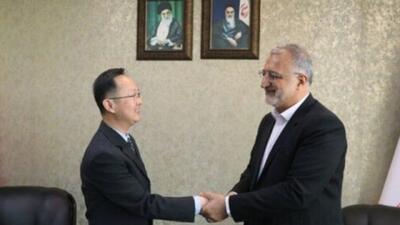شهردار تهران با دبیرکل انجمن دوستی چین و کشور‌های خارجی دیدار کرد