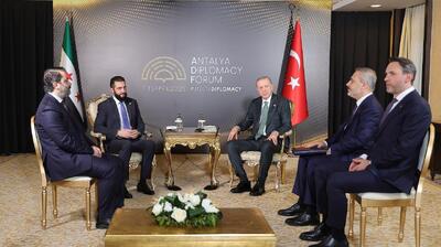 دیدار رهبران تحریرالشام با رئیس جمهور و وزیر امور خارجه ترکیه
