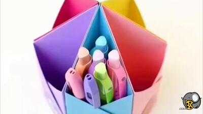 فقط با استفاده از کاغذ یک جا خودکار جذاب برای میز درست کردید!
