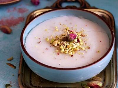 طرز تهیه حلوای شیرِ لطیف و لذیذ شیرازی