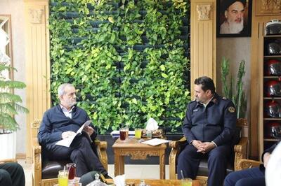 بازدید سرزده ریاست جمهوری از ستاد پلیس راهور