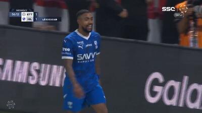 گل اول الهلال به الاتفاق (مالکوم)