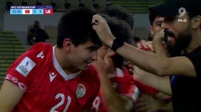 گل اول نوجوانان تاجیکستان به ایران (مهربان روی اشتباه عجیب مدافعان ایران)