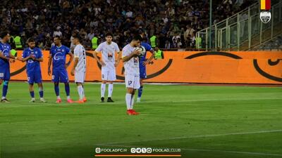 گل امیرمسعود سرآبادانی به استقلال از قاب دوربین فولاد