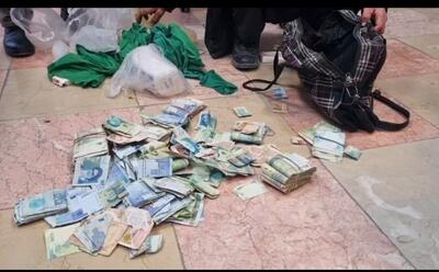 متکدی پولدار در گلپایگان دستگیر شد