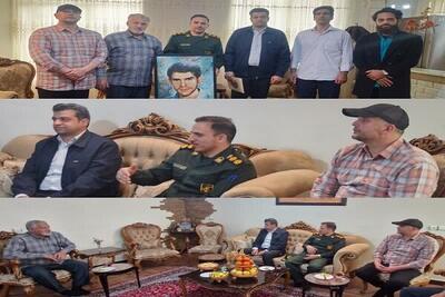 خانواده شهید «حجت اله یخچالی» تجلیل شد