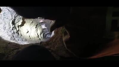 نجات گرگ  گرفتار در چاه ۱۲ متری با تلاش آتش‌نشانی و همکاری مردم+ فیلم